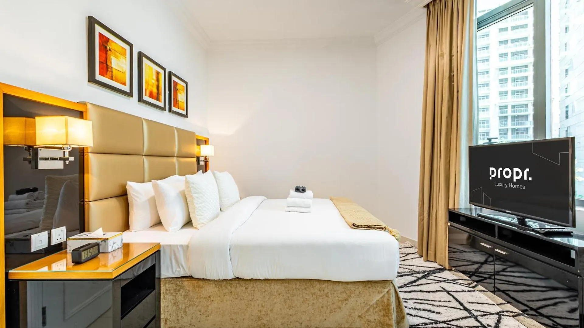 公寓 Spacious 1Br - Balcony & Pool View - Capital Bay 迪拜